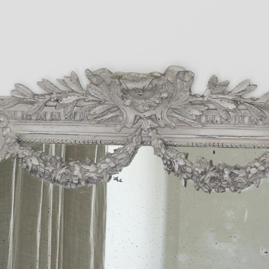 Painted French Mirror 